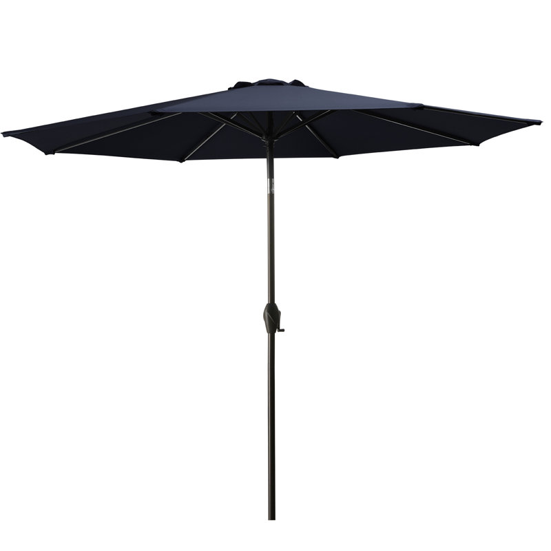 Parasol de marché de 132 po Haque, Bleu marine
