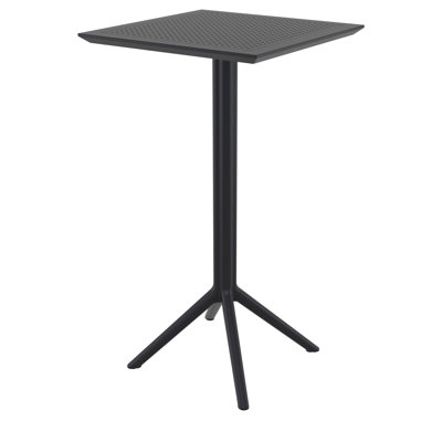 Farrah Square Resin Outdoor Folding Bar Table