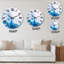 Horloge murale moderne Art liquide II-1303475307