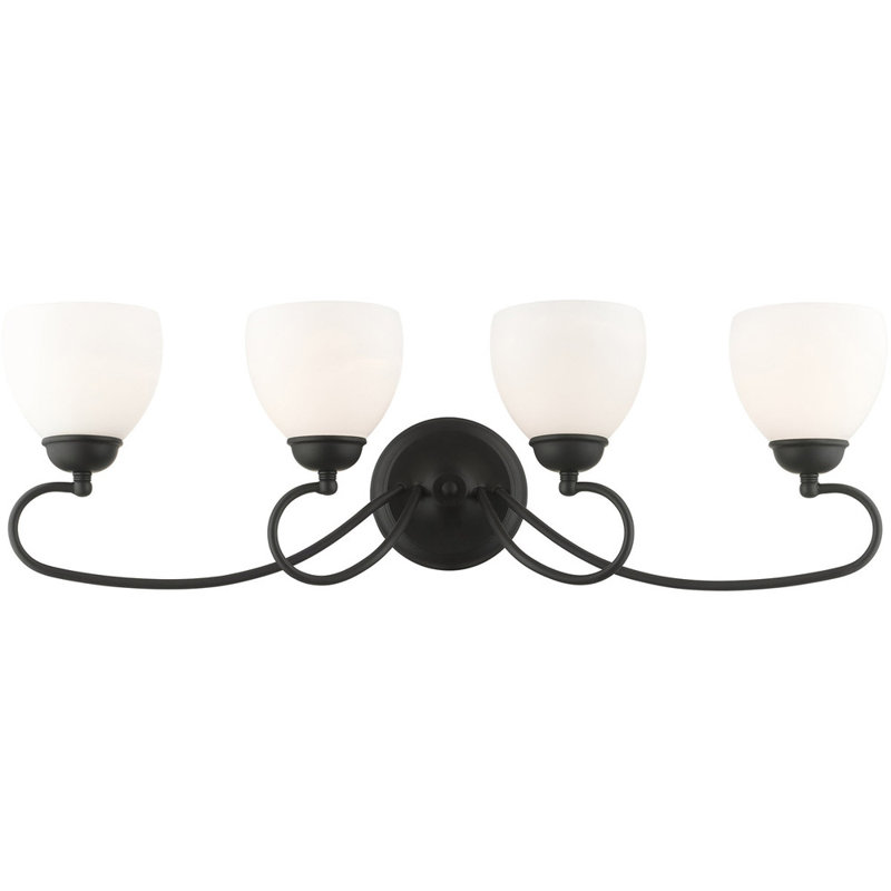 Éclairage pour meuble-lavabo à 4 lumières Gabrielson