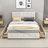 Daryll Upholstered Linen Unfinished Standard Bed with Drawers-522210415