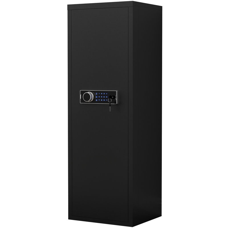 Armoire de sécurité en métal avec clavier électronique et verrou de casier spacieux