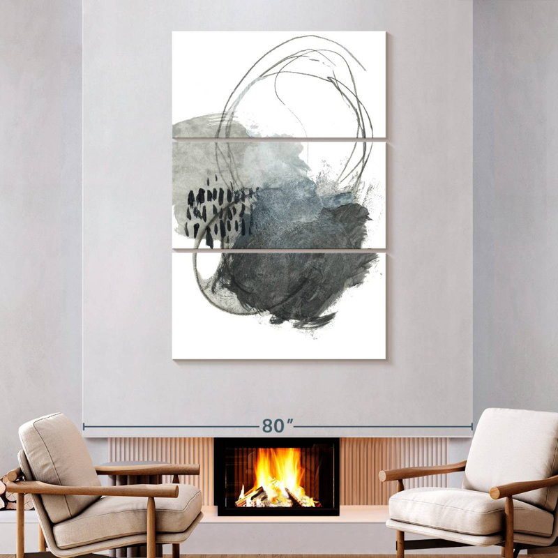 Avery In Grays II, 74" H x 48" W