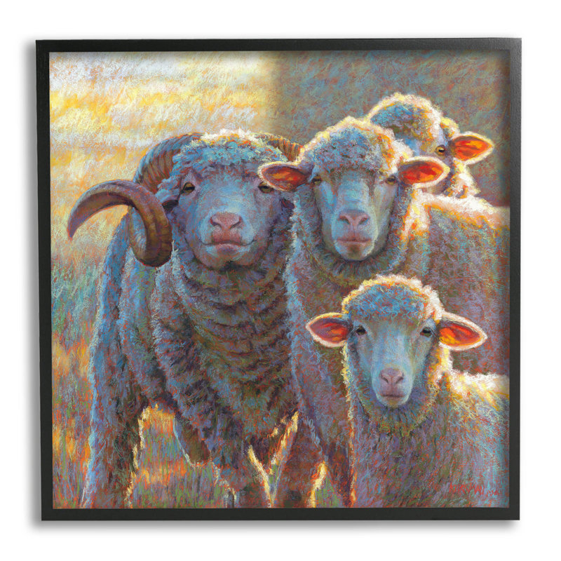 Reproduction d'art giclée par Rita Kirkman, Giclée encadrée noir minuit, H 24 po x l 24 po x P 1,5 po
