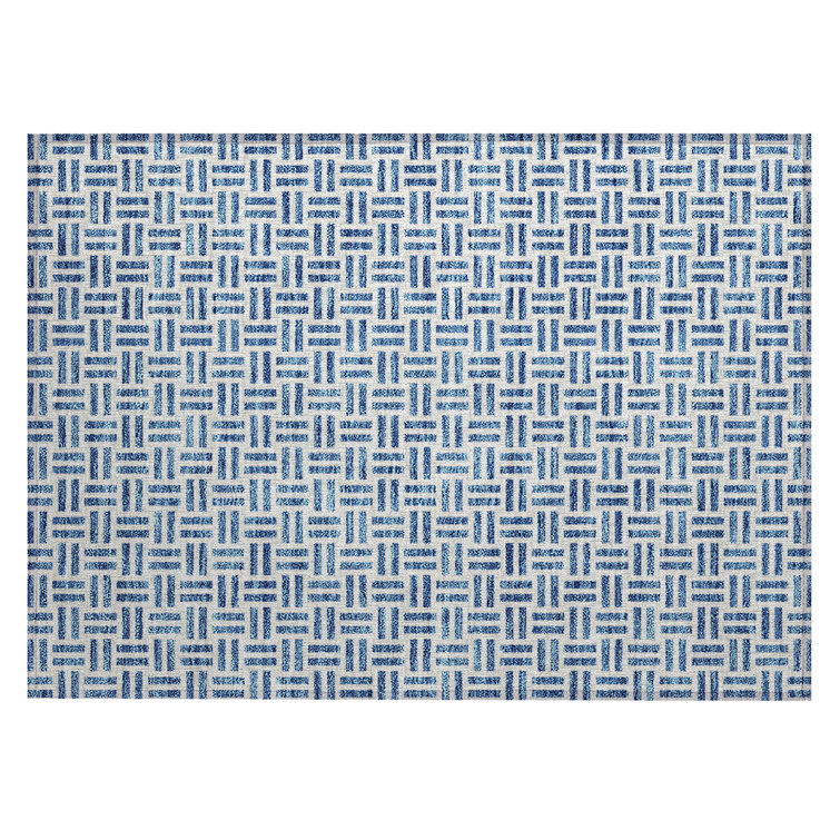 Aquaisha Geometric Indoor Rug