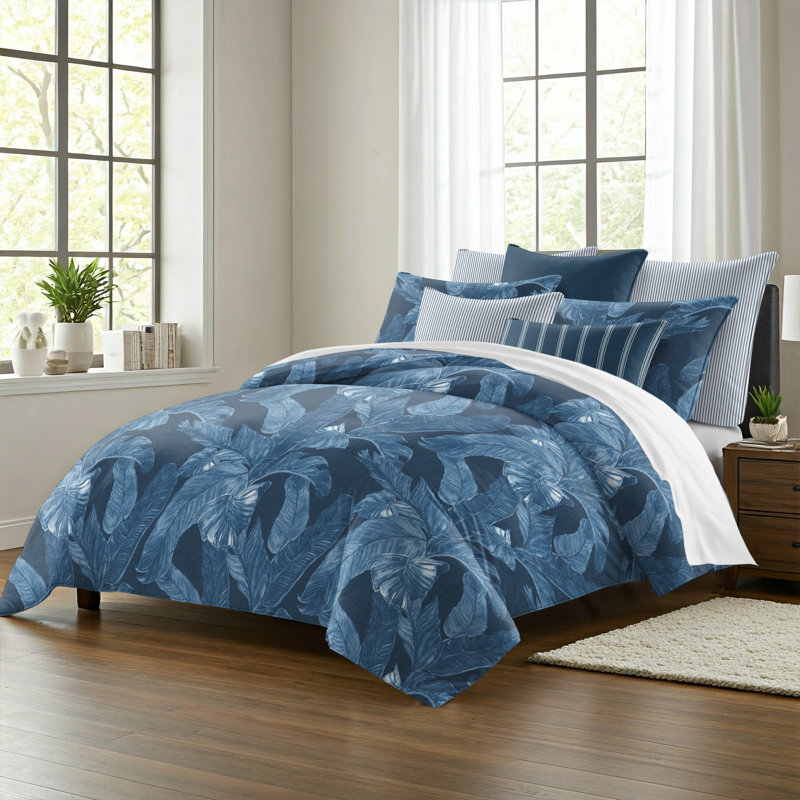 Palomino Denim Cotton Duvet Cover Set, Twin Duvet Cover + 7 Additional Pieces
