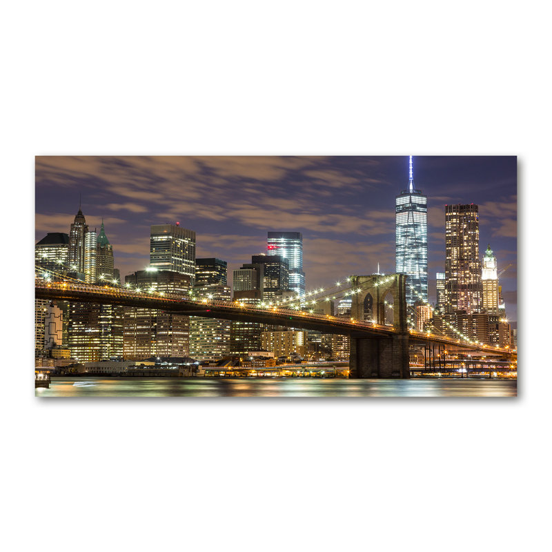 Brooklyn Bridge - No Frame Print on Canvas