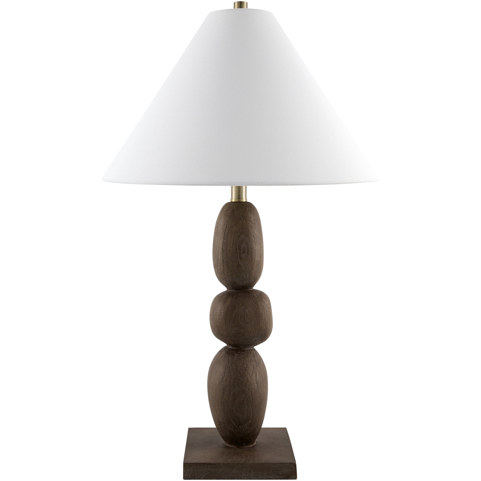 Table Lamp, Dark Brown