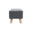 Artis 81cm Wide Rectangle Solid Colour Footstool Ottoman-50224527