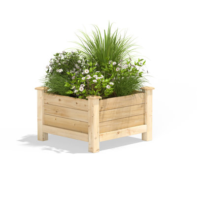 Wood Elevated Planter