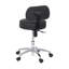 Tabouret de bureau ergonomique pivotant à hauteur réglable avec dossier-1851943285