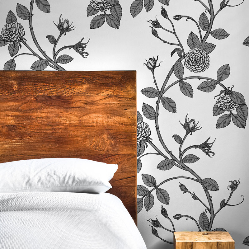 Elva Rose, Non-Woven, Grayscale