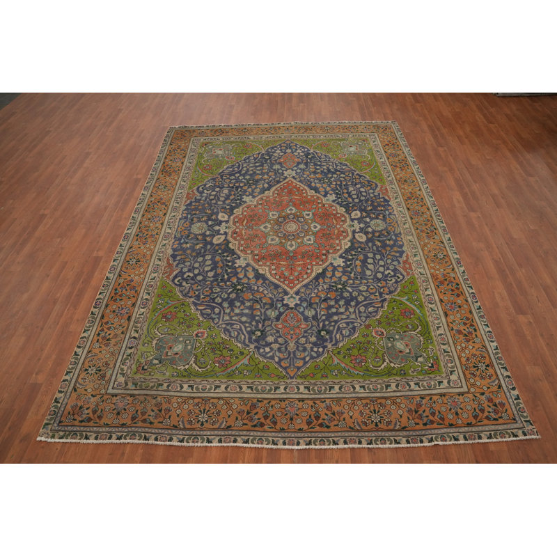 Tapis traditionnel bleu 8 x 11
