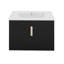 Ensemble de meuble-lavabo vintage 30 po avec lavabo en céramique et robinet 3 trous-66190232