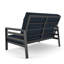 Causeuse d'extérieur en métal avec coussin Sunbrella Townsend-112342902-112596851