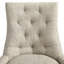 Chaise Parsons rembourrée et capitonnée Beti-44272493