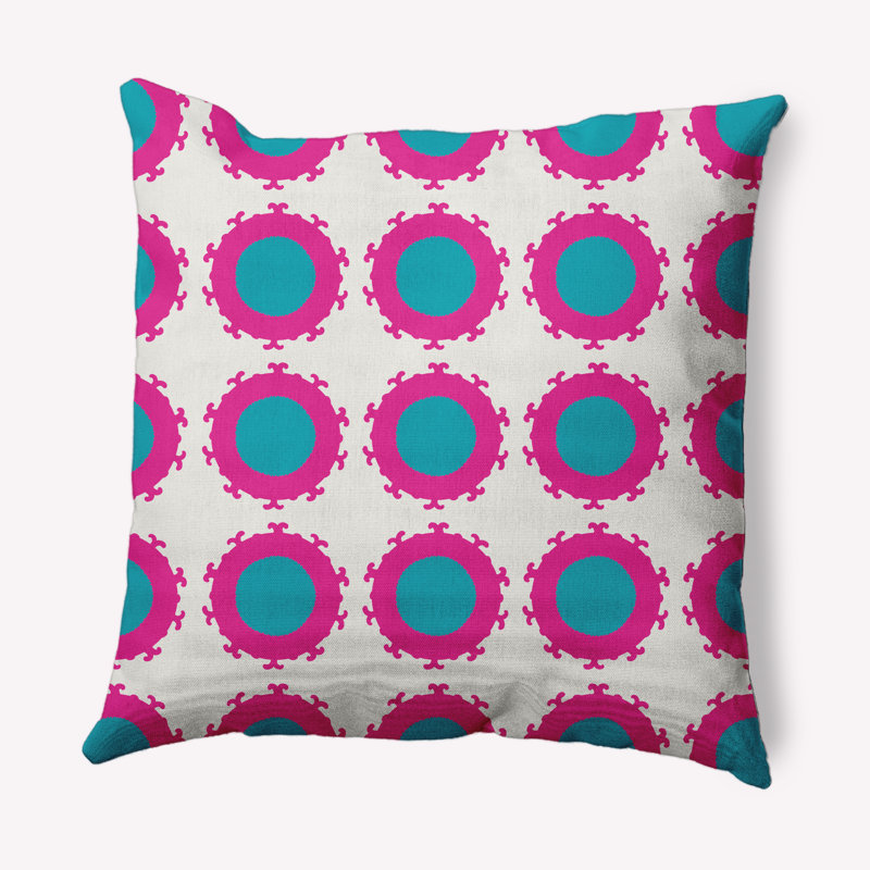 Coussin décoratif à bulles, 16 po x 16 po, Bleu Explorer