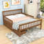 Lit plateforme en bois avec tiroirs de rangement et tête de lit-202415952