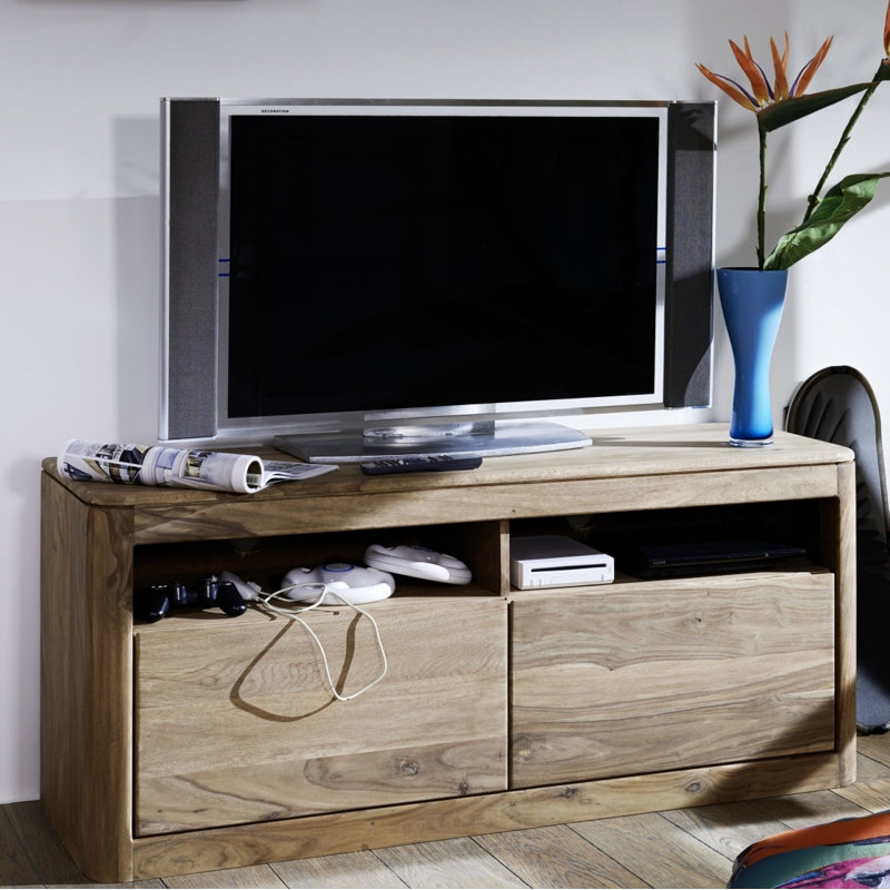 Toronto TV Stand for TVs up to 58", Smoked cherry