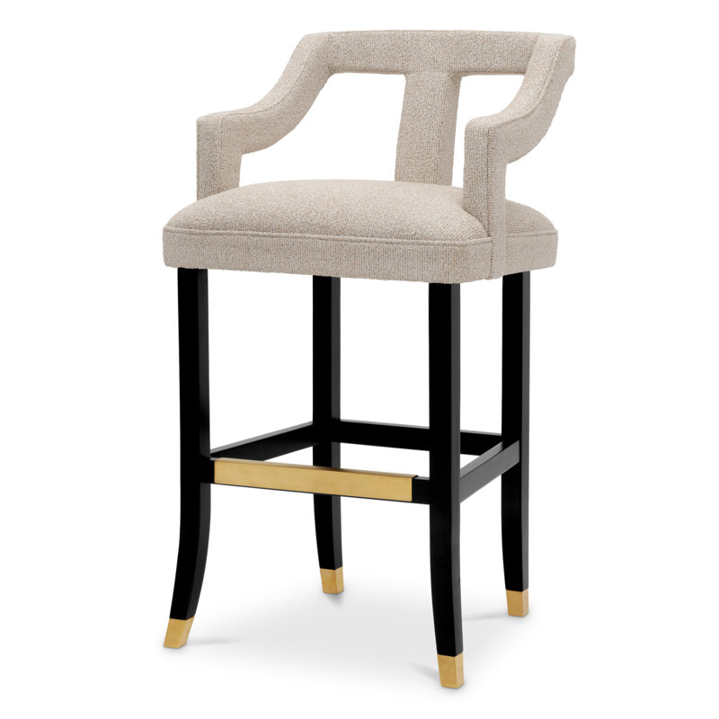 Roumier Upholstered Bar Stool, Bar Stool (32.28" Seat Height)