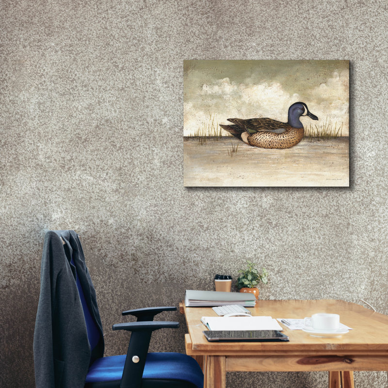 «August Blue» par August Carter, H 26 po x l 34 po x P 1,5 po