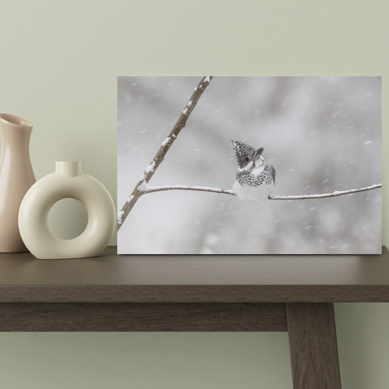 Dashiell Contemporary Art Abstract Contemporary Bird Nature Wildlife Wall Art 1 Piece Wrapped Canvas Wall Art