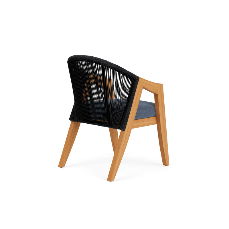 Alpine Outdoor Dining Armchair, Deluna Aegean