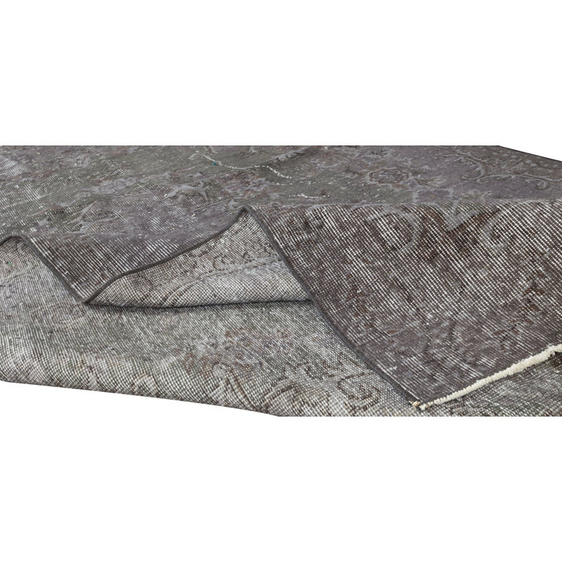 Tapis turc contemporain en laine noué à la main 5,6 x 8,7 pi