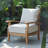 Caterina 5 - Person Teak Outdoor Conversation Set With Cushions-1112091146