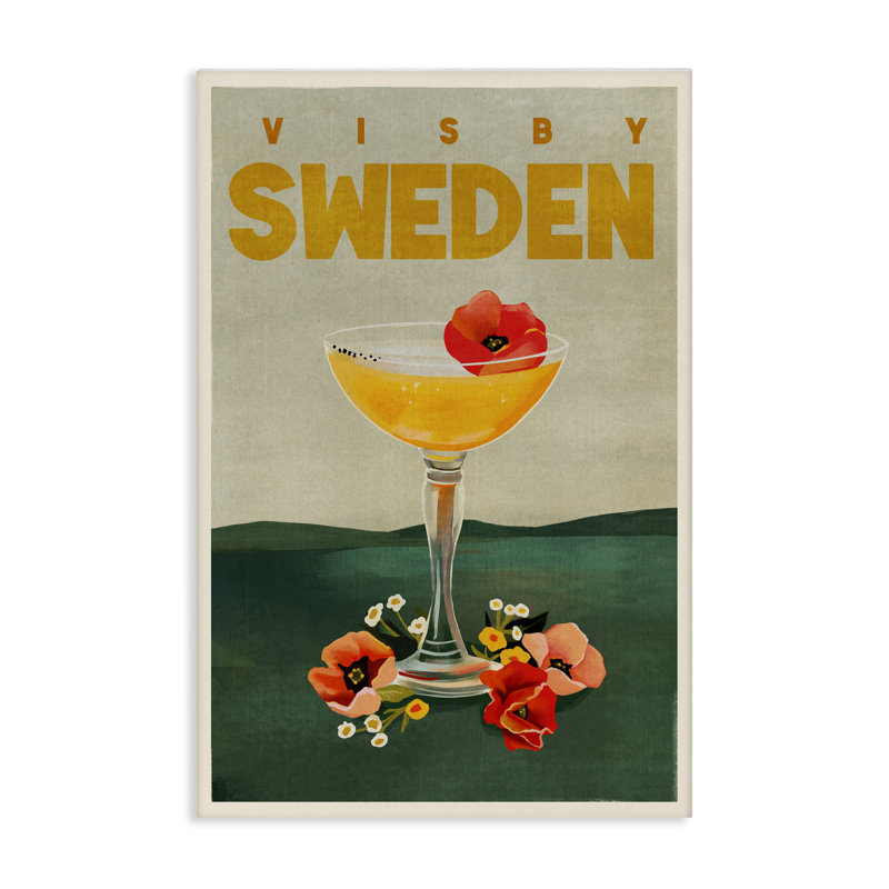 Art mural sur toile Visby Suède par The Whiskey Ginger, H 45 po x l 30 po