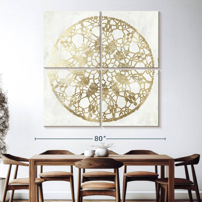 Kerner Gilded Star I, 74'' H x 74'' W