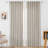 Toyoko Linen Blended Semi-Sheer Back Tab Curtain Pair-1019449171-1071538304
