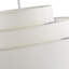 Luminaire suspendu 5 lumières beige