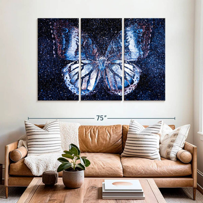 Brampt Cosmic Butterfly, 42" H x 65" W