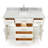 49'' Single Bathroom Vanity with Carrara Marble Top-85364042