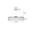 Yiana Dimmable LED Round / Oval Chandelier-206720185-206720188