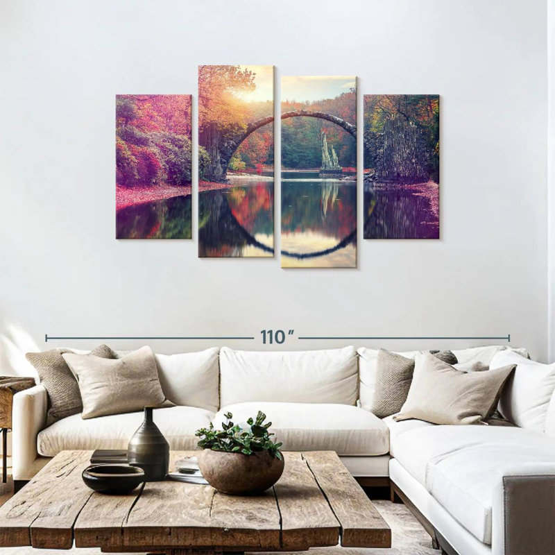 Lilie Sunset At Devil's Bridge, 48" H x 75" W