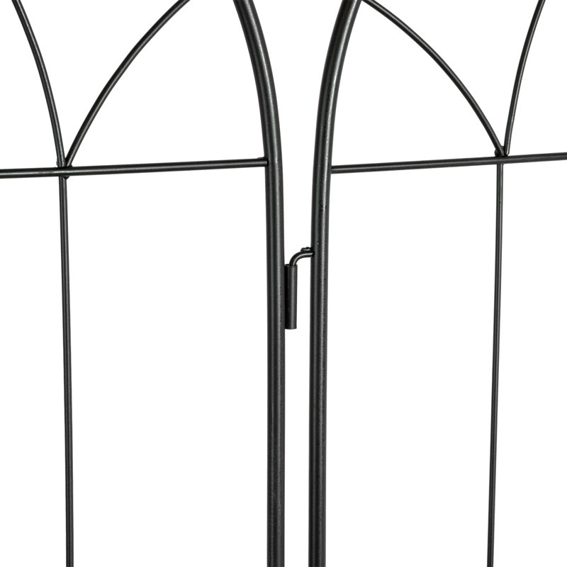Ekene 180.1Cm H x 49.5Cm W Metal Lattice Panel Trellis