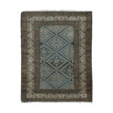 Antique One-of-a-Kind 3'3" X 4'4" Hand Knotted Area Rug