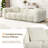 Athera 84"W Cloud Compression Couches for Living Room, Modern Tufted Cozy 3-Seater Deep Seat Comfy Upholstered Sofa With 2 Pillows -800579739