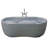 Mega Duo 70.88 " L x 35.44 " W Freestanding and Mounting / Installation Required Soaking Steel Bathtub