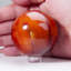 Polished Carnelian Agate Sphere from Madagascar