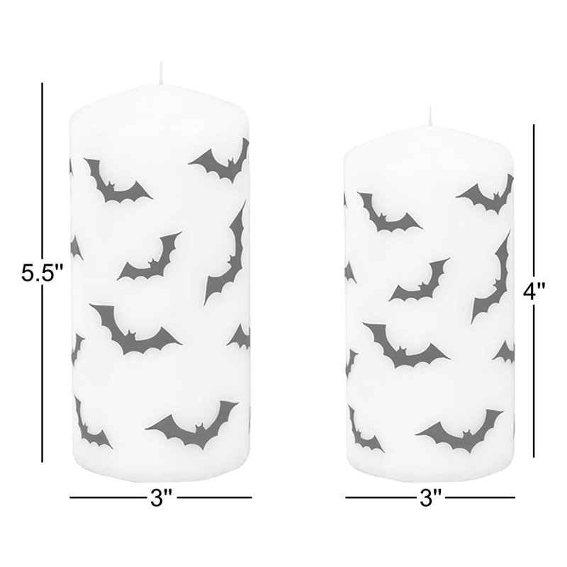 Bougie en cire d'Halloween