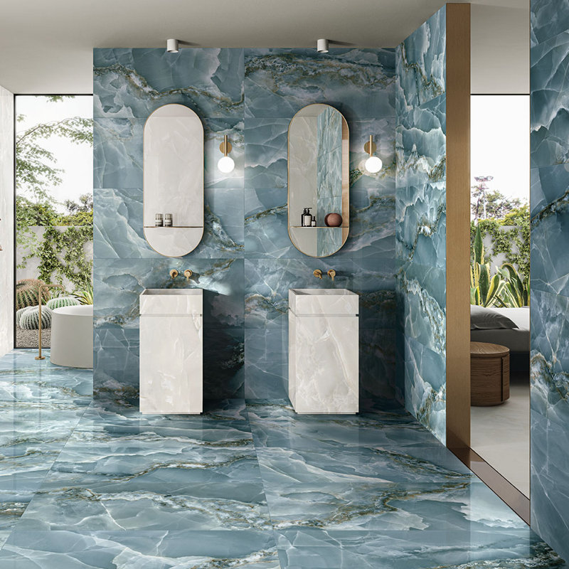 Eclipse Onyx 24X48 Matte Green Porcelain Tile, Green
