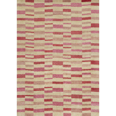 Fragments Hand Woven Silk and Wool Geometric Area Rug