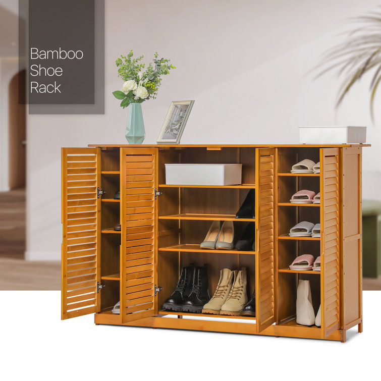 https://assets.wfcdn.com/im/49627695/resize-h755-w755%5Ecompr-r85/2104/210475108/5+Tiers+32+Pairs+Organizer+Storage+Stand+Bamboo+Shoe+Rack%2C+Blinds+with+Door+Shoes+Shelf+for+Entryway.jpg
