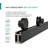 Fine Fixtures 60" Frameless Adjustable Double Sliding Tub Door – Black Hardware-121359355