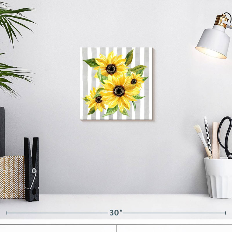 Harnek Sunflower Array I, H 10 po x l 10 po
