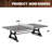 Barrington 9-ft Coventry Ping Pong Tennis Table, Official Size with Metal Net and Storage Drawer