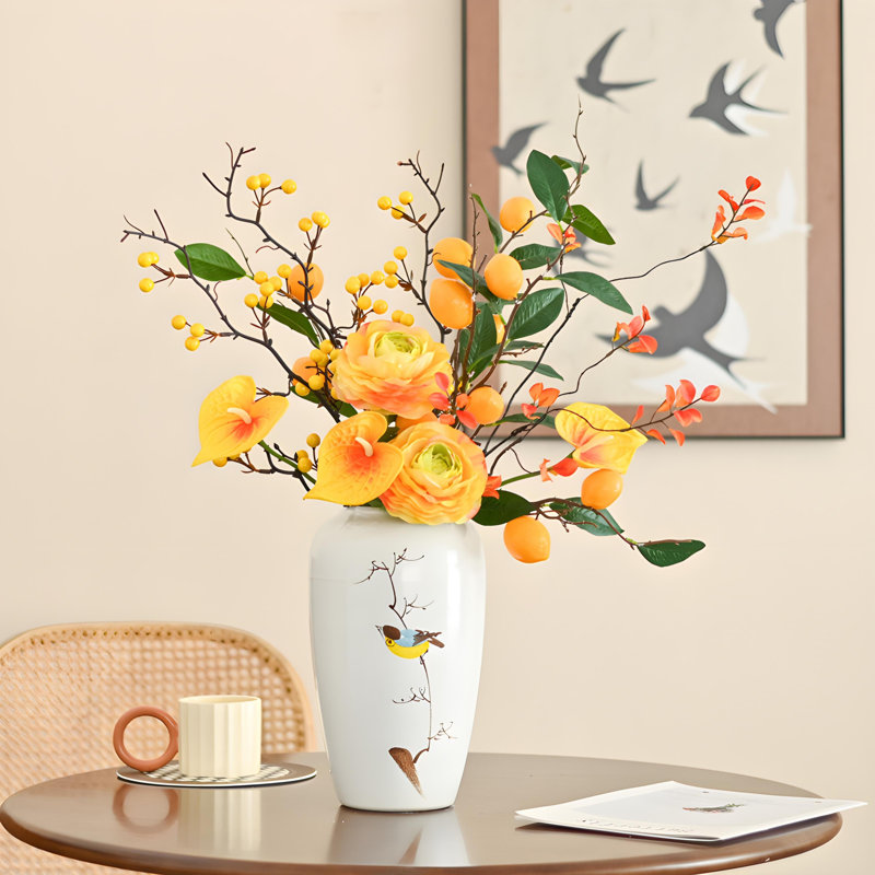 Ornements de fleurs simulées